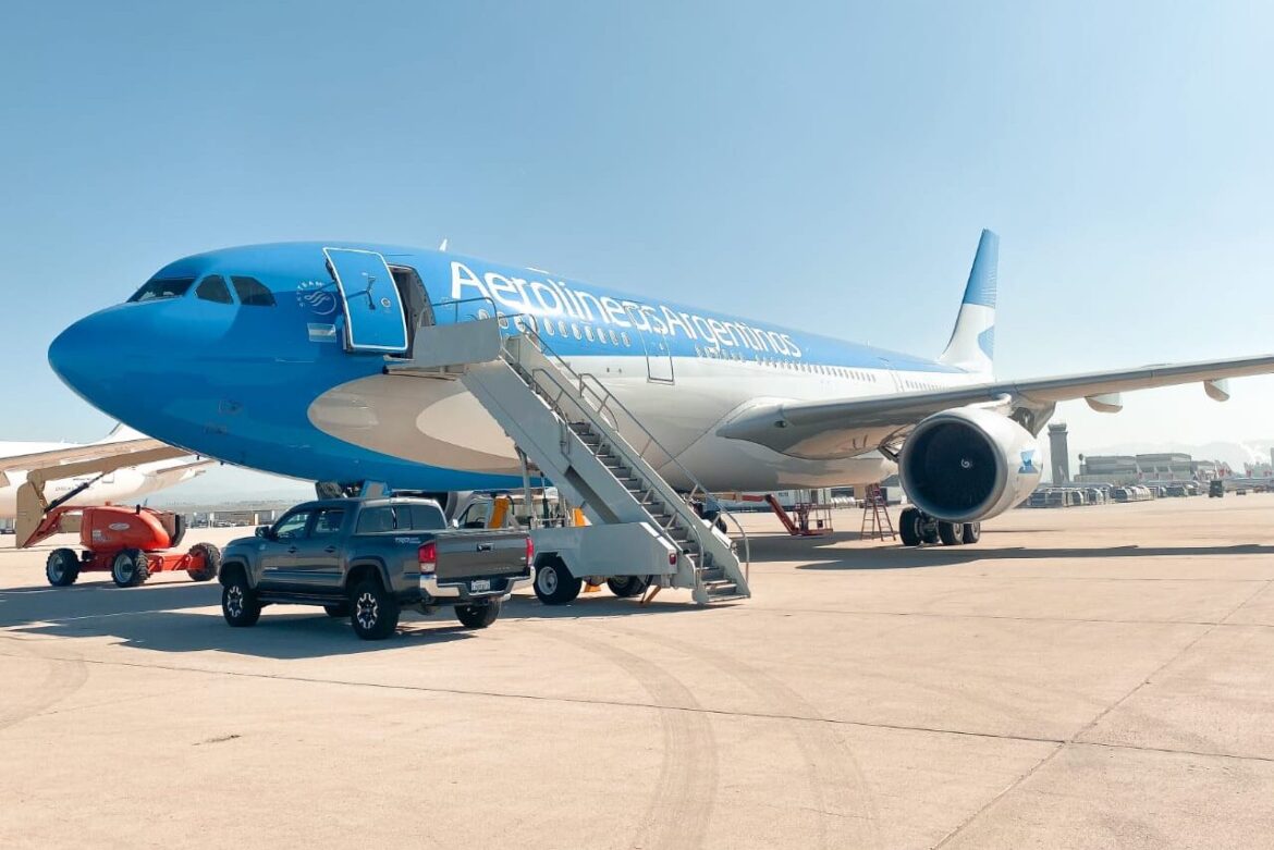 Amenaza de Bomba en un avión de Aerolineas