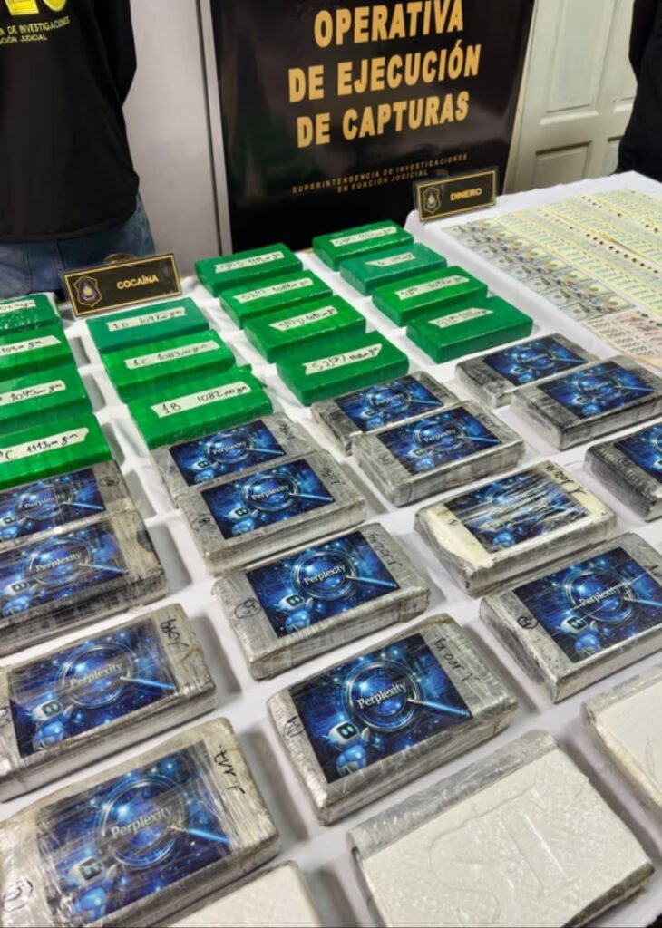 Detuvieron a un comodorense con más de 35 kilos de cocaína